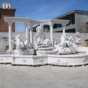 Mármol de fuente de agua <span class=keywords><strong>Trevi</strong></span> blanco grande de lujo famoso de alta calidad para jardín al aire libre - Product Image 2