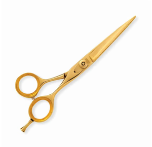 Tijeras de corte de peluquero de acero inoxidable japonesas profesionales con hoja recta para cortar el cabello - Product Image 2