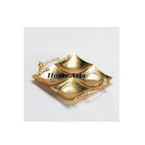 Hammered Stainless Steel Food Bowl With Wooden Stand Customized Size Round Shape Chocolates Serving Bowl In Bulk - Product Image 3