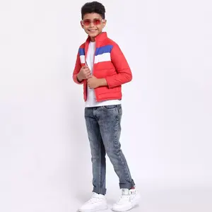 Chaqueta acolchada ligera y transpirable para niños, resistente al agua, alta calidad - Product Image 6