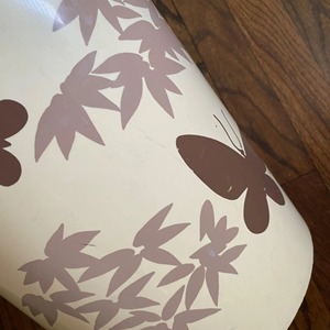Metal <b>waste</b> <b>bin</b> With Beautiful Digital Printing with Brass Feet. - Product Image 5