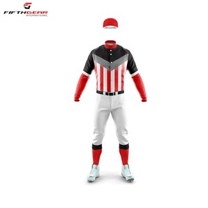 OEM de alta calidad de secado rápido Anti-UV que absorbe la humedad de los hombres Jerseys de béisbol ropa transpirable bordado personalizado impreso conjuntos - Product Image 1