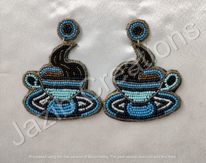 Pendientes de Aro Boho 2025 Hechos a Mano con Cuentas de Semillas Miyuki, Diseño Geométrico Creativo, Coloridos y Modernos, Accesorio de Fiesta, Estilo Clásico - Product Image 3