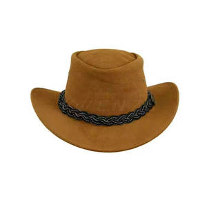 Chapeau de cowboy occidental unisexe de haute qualité, personnalisable en gros, réglable, pour l'extérieur, décontracté, toutes saisons, protection solaire, style chevalier - Product Image 2