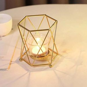 เชิงเทียนโลหะทำมือสำหรับตกแต่งที่วางเทียนแบบพรีเมี่ยมสำหรับโต๊ะอาหารในโอกาสต่างๆ - Product Image 6