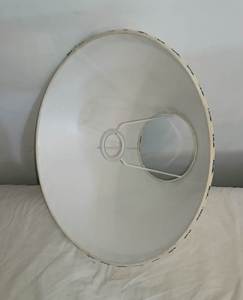 Mini abat-jour en tissu de lin au design moderne et fait à la main finition enduite de poudre écologique sans danger pour les lampes de table/sol d'intérieur - Product Image 5