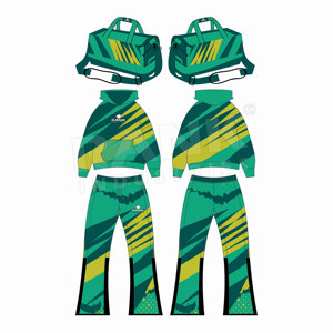 Ropa de tenis de poliéster con logotipo personalizado más vendida para adultos Conjunto de verano con pantalones cortos de sublimación Uso del equipo OEM - Product Image 3