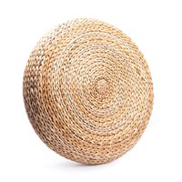 Tabourets ronds en jacinthe d'eau tissés à la main de qualité supérieure, vente en gros au Vietnam, poufs décoratifs