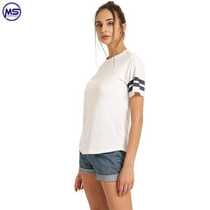 T-shirt à manches courtes coupe ajustée pour femmes de la meilleure qualité, écologique et personnalisable avec prix de service OEM - Product Image 4