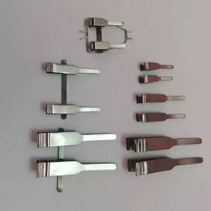 Abrazadera doble manual más vendida Abrazadera microvascular de acero inoxidable no magnética para instrumentos de microcirugía - Product Image 1