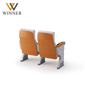 Современное складное тканевое кресло для кинотеатров, спортзалов, церквей, школ и театров с удобным поролоновым сиденьем (коммерческое) - Product Image 3