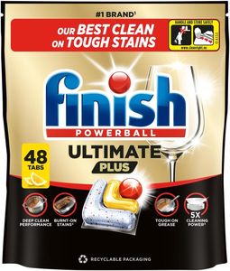Tablettes lave-vaisselle Finish Ultimate Plus au citron, 48 unités - Product Image 2
