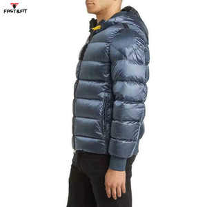 Hot Selling High Quality Canvas Puffer Jacket Hooded Waterproof Breathable Eco-Friendly Reversible Front Stand Collar Winter - Product Image 3