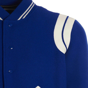 Custom High Quality Embroidery <b>Thin</b> Polyester Sleeves Stand Collar Front Logo Letterman Varsity <b>Jackets</b> Unisex <b>Waterproof</b> - Product Image 5