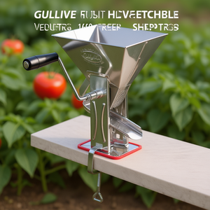 Gulliver Polished Chrome 160 Hand Tomato <b>Press</b> Aluminum Vegetable <b>Fruit</b> Juicer for Kitchen Gadgets Sharp for Potatoes Tomatoes - Product Image 3