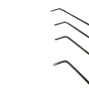 Varillas de reparación de abolladuras de acero London Edition con rotación de 360 grados 4 piezas (25cm, 40cm, 65cm) Acero de resorte blanco - Product Image 3