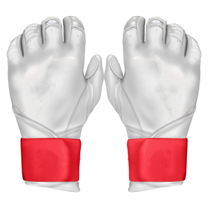 Professional Baseball Batting Gloves in Leather Strapped Closure Full <b>Finger</b> <b>Hand</b> Original Cabretta Baseball Batting Gloves - Product Image 6