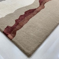 Top Beste Qualität Handtufted Modern Indian Rugs Teppich fabrik Hand geknüpft Großes MOQ für UAE Dubai Villa Interior Hotel Projekte