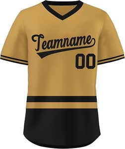 Camiseta de béisbol en blanco sublimada para hombres jóvenes Camiseta de béisbol profesional Camisetas de softbol de manga corta - Product Image 6