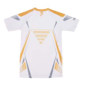 Green Hill 2023 Rashguard à manches courtes sublimé, protection UV, blanc, en nylon, vêtements de sport pour MMA, anti-UV - Product Image 1