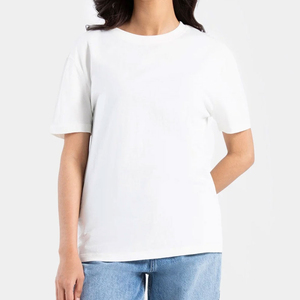 Camisetas informales para mujer, camisetas ajustadas para mujer, camiseta de manga corta transpirable para mujer, Camisetas básicas sólidas de algodón para mujer - Product Image 1