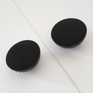 Excellent Black Wooden Knob Pull for Cabinets Dressers <b>Doors</b> Furniture Wardrobes Exterior-Home Decorative Bedroom <b>Handle</b> Knobs - Product Image 2