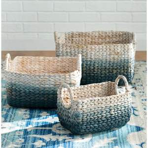 Luxury Water Hyacinth <b>Basket</b> For Premium Interior Decoration Offering Elegant Storage With Natural <b>Weave</b> - Product Image 1