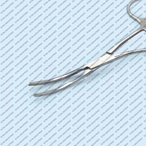 Profesional DeBakey anillo manejado Bulldog abrazadera S curvado Manual cardiovascular instrumento quirúrgico Acero inoxidable CE - Product Image 2