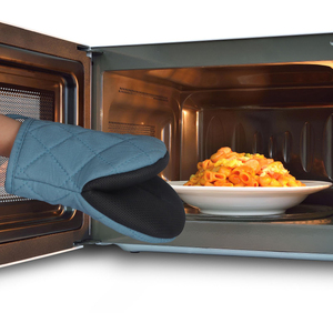 Gants de four isolés en coton résistant à la chaleur pour barbecue en gros, haute température, anti-chaleur, réglables, antidérapants, tendance - Product Image 6