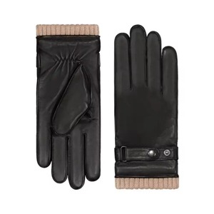 Gants d'hiver pour hommes d'équitation épaissie coupe-vent imperméable à l'eau pour la conduite avec écran tactile Gants chauds en cuir de haute qualité - Product Image 1