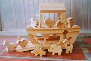 ของเล่นไม้ไม้อัดของเล่นเพื่อการศึกษา2023จากฟาร์มดอกบัวสีฟ้าเวียดนาม - Product Image 2