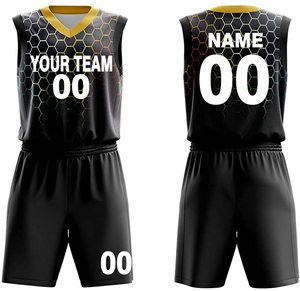 Camiseta de baloncesto transpirable por sublimación personalizada y logotipo y tamaño personalizados cortos para deportes de verano - Product Image 4