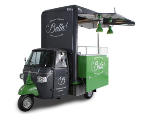 Tricycle alimentaire électrique, chariot de restauration mobile, van de cuisine de rue à trois roues pour café, pizza, tacos, glaces, snacks, hot-dogs - Product Image 4