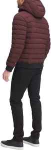 2025 Latest Design Men's XL Size Puffer Bomber Jacket High Quality <b>Winter</b> <b>Coat</b> <b>Hooded</b> Collar Fashionable Fabric Manufacturer - Product Image 5
