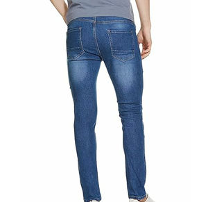 Meilleur personnalisé votre propre pantalon en jean 2025 vente en gros de haute qualité hommes pantalon en jean avec poches respirant conception personnalisée en plein air - Product Image 2