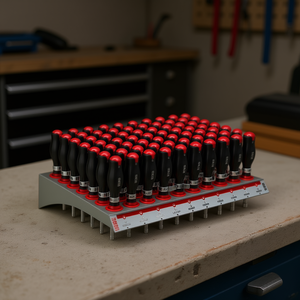 Estante Usag de 100 Piezas con Soportes Giratorios Hexagonales para Exhibidores y Armarios de Herramientas - Product Image 3