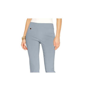 Pantaloni Capri da Donna Alfani Grigio Taglia 12 con Controllo Pancia in Tessuto Lavorato a Maglia - Product Image 2