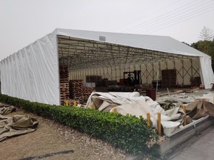 Abri solaire résistant aux UV 840*840 18*18 <span class=keywords><strong>500g</strong></span> Tissu d'auvent rétractable pour l'extérieur - Product Image 2
