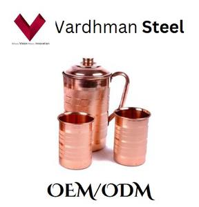 Factory Direct Supply of Copper Classical Luxury <b>Jug</b> 1L, Elevate Your Table <b>with</b> Classical Copper Grace, Luxury <b>Water</b> Pitcher - Product Image 5