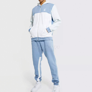 2026 Customized Logo Winter Hooded Solid Men Fleece <b>Tracksuit</b> 100% Cotton Lightweight Casual Breathable Eco-Friendly Wholesale - Product Image 4