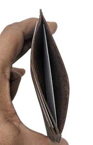 Porte-cartes de style exécutif pour cartes de crédit et d'identité en cuir de qualité supérieure avec prix personnalisé - Product Image 6