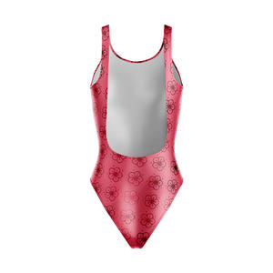 Traje de Baño Bikini Personalizado de Alta Calidad para Mujer, Escote Redondo, Estampado Floral en la Espalda, Ecológico - Product Image 3