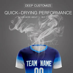 Football France de football respirant à séchage rapide avec logo personnalisé de haute qualité, maillots de football, ensemble d'uniformes à sublimation pour club de football - Product Image 5