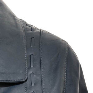 <b>Women's</b> Genuine Leather Winter <b>Jacket</b> Breathable Satin Fabric High Quality <b>Jacket</b> Stand for <b>Women</b> Factory Price Autumn Season - Product Image 5