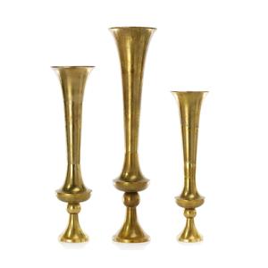 Florero de acabado de color negro brillante de aluminio de alta calidad Usos para pieza lateral decorada con mesa - Product Image 4