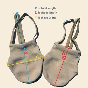 Chaussures élégantes de ballet de gymnastique rythmique pour femmes, en toile souple, avec pointes plates, extensibles, demi-orteils, chaussures de gymnastique rythmique. - Product Image 4