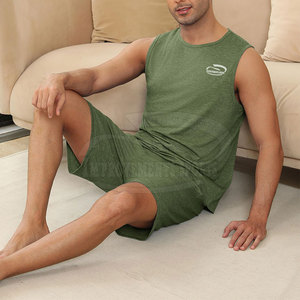 Logo personnalisé impression bas prix hommes été t-shirts ensemble jogging porter hommes été t-shirts ensemble - Product Image 6