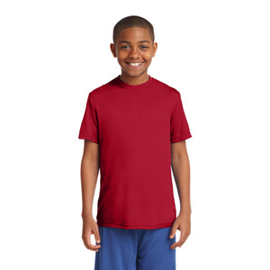 Sport-Tek YST350 T-shirt de concurrent pour jeunes PosiCharge Polos pour garçons - Product Image 1