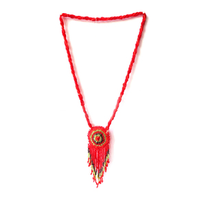 Collar de Cadena con Cuentas de Vidrio Hechas a Mano en India, Joyería Étnica Moderna y Elegante para Mujer, Ideal para Bodas y Fiestas - Product Image 3