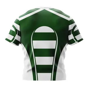 Nouvel uniforme de rugby personnalisé de haute qualité, logo personnalisé et uniforme de rugby taille personnalisée avec service OEM imprimé par sublimation